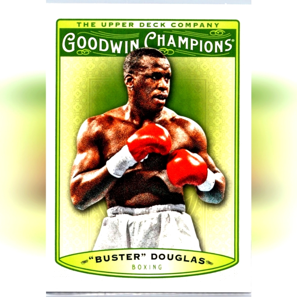 Buster Douglas 🥊 Boxing Trading Card 🔥